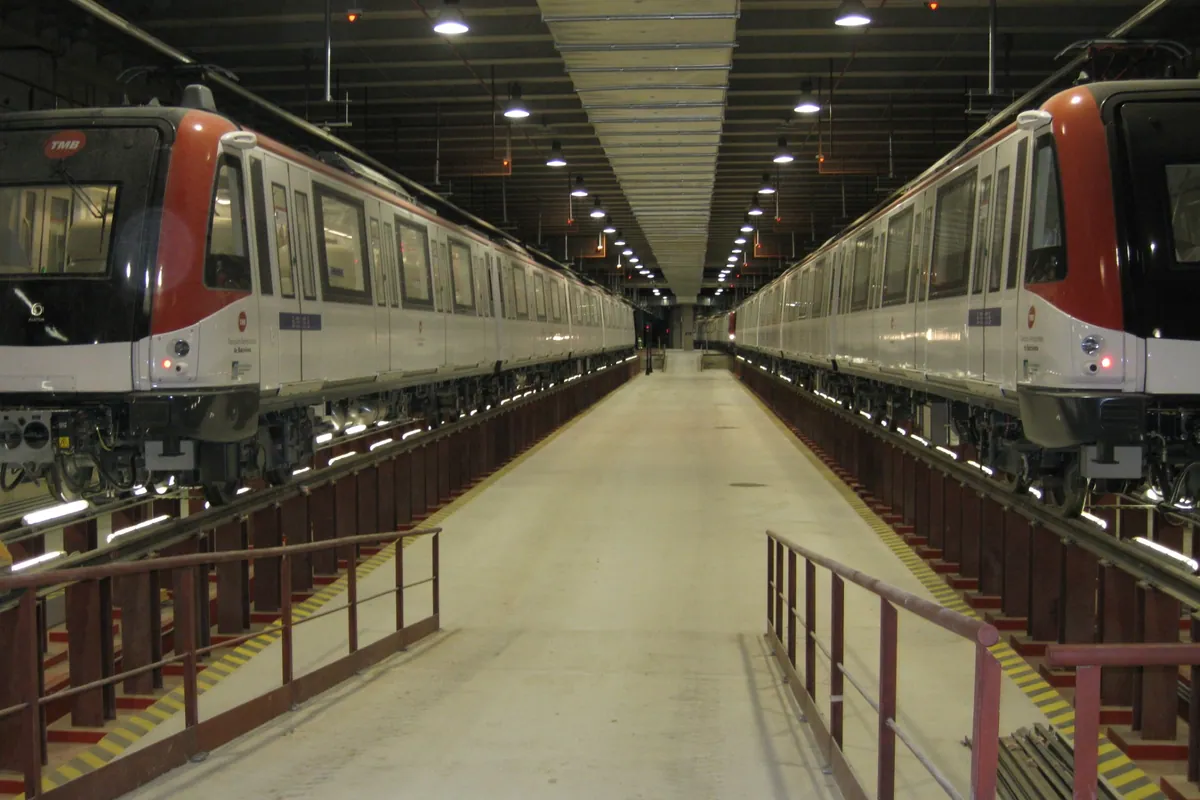 Instalaciones de la línea 9 del metro de Barcelona